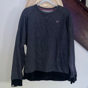 Unisex Grey & Black Sweat shirt